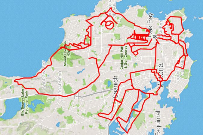 strava stephen lung cycliste art