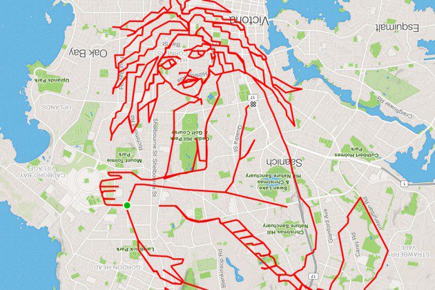 strava stephen lung cycliste art