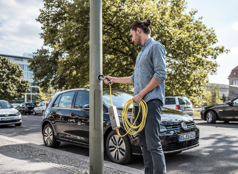 Ubitricity Lampadaire Voiture électrique Recharger Londres