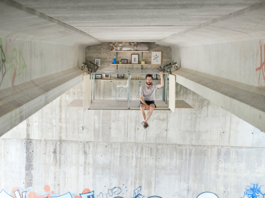 Fernando Abellanas Valence Espagne Pont Studio Design Cabane Suspendue