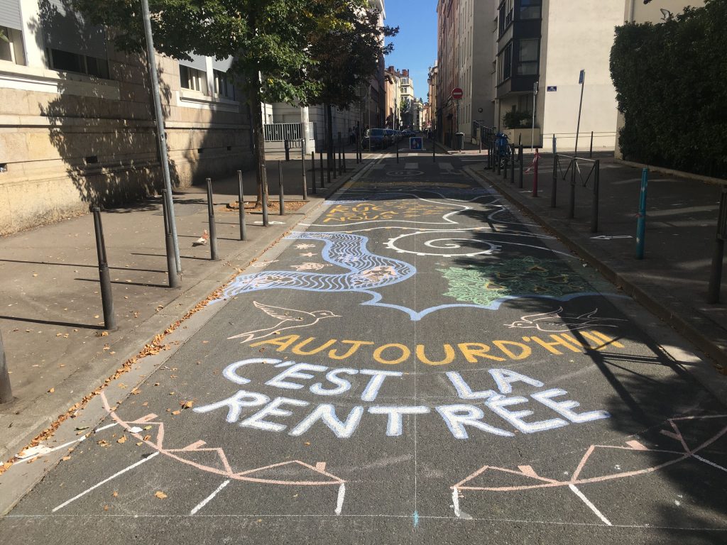 rues piétonnes écoles Lyon