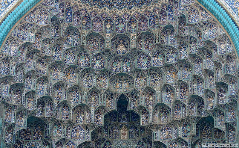 mosque emam iran - abeilles