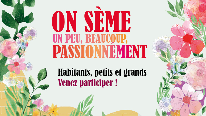 On sème un peu, beaucoup, passionnément ©Ville de Lyon