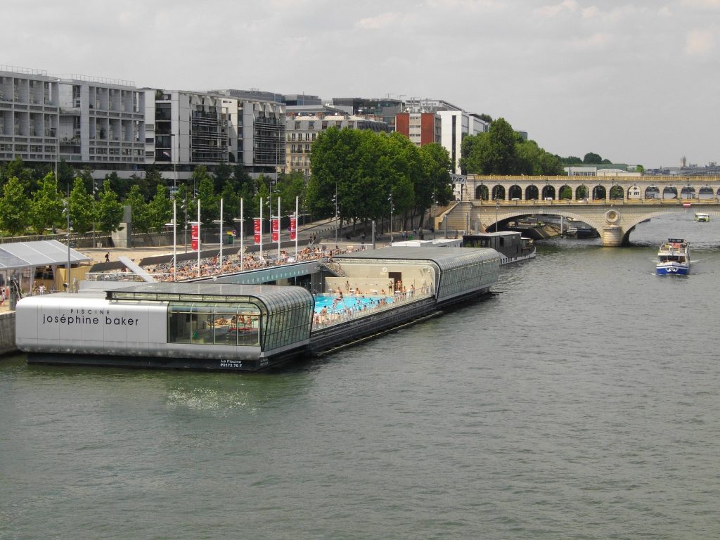 piscine Joséphine Baker - usages de la ville aquatique