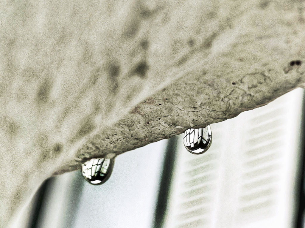goute d'eau qui tombe